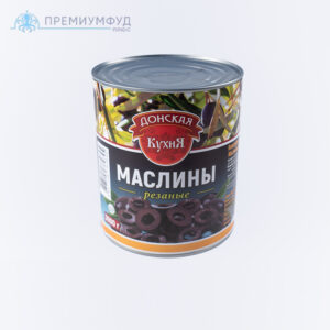Маслины черные резанные Донская кухня ж/б 3100 мл. Египет, шт