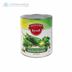 Перец халапеньо резаный Донская кухня 3100 мл. ж/б , шт