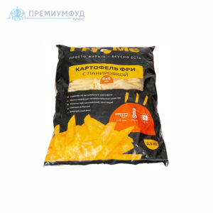 Картофель фри 6 мм. FRY ME 2,5 кг. с панировкой , шт