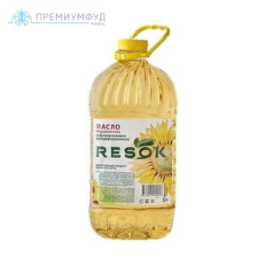 Масло подсолнечное RESOK рафинированное 5 л., шт