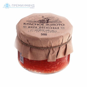 Икра лососевая ст/б 500 гр. (кета) КРАСНОЕ ЗОЛОТО, шт