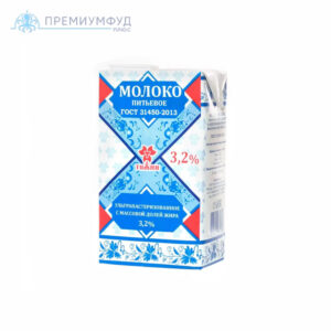 Молоко "Тяжин" 3,2% 1 л., шт